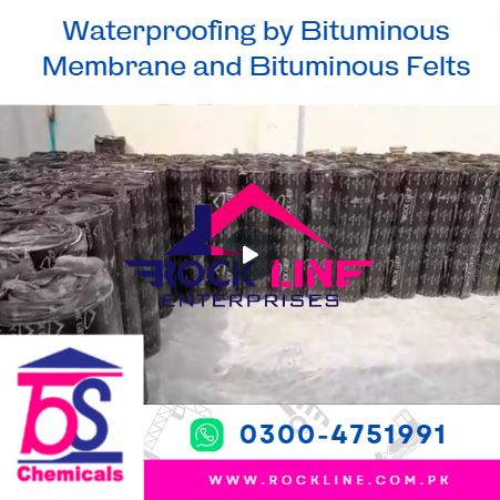 waterproofing by bituminous membrane and bituminous felts